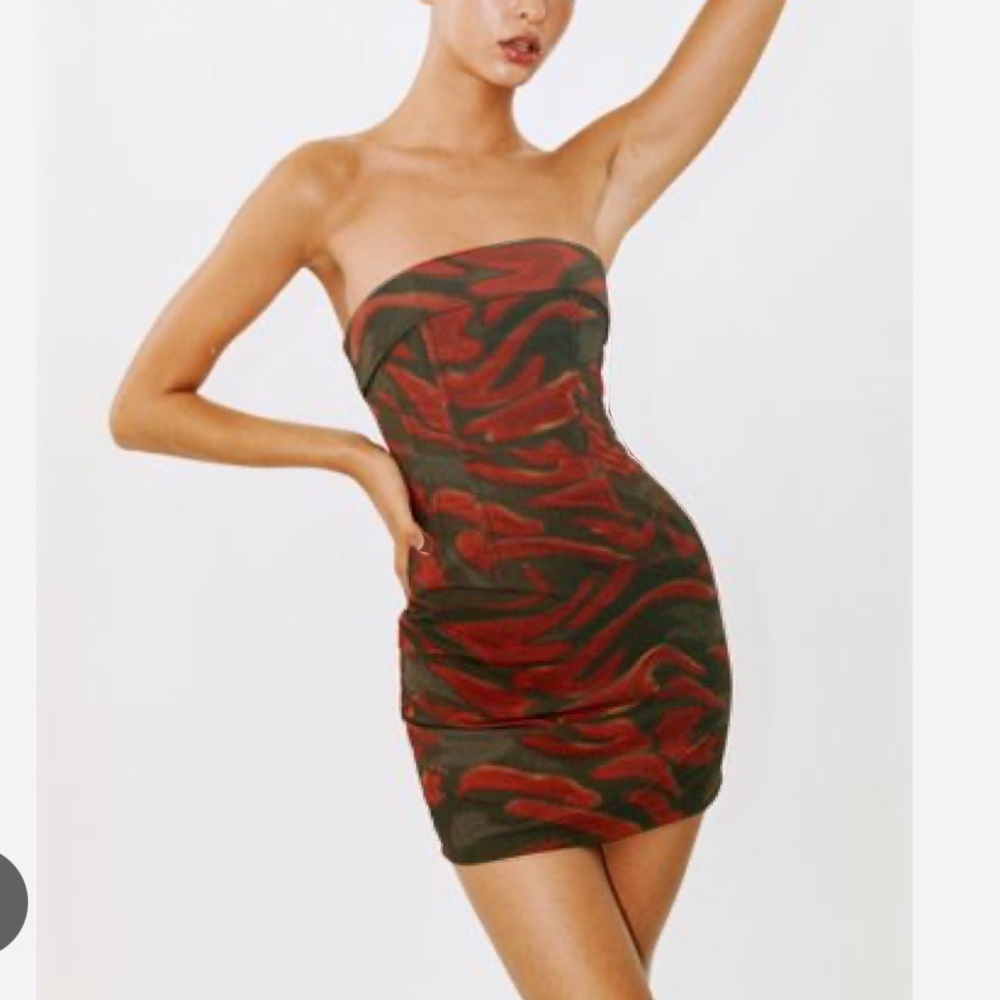 NWT With Jean Chloe Corset Dress in Nyx